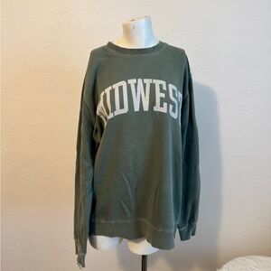 Midwest Green Long Sleeve Tee